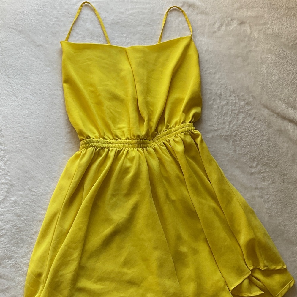 Yellow Mini Dress